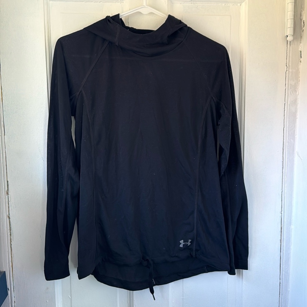 Under Armor Mock Neck Hooded Shirt